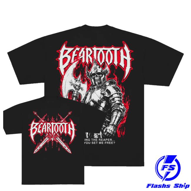 Beartooth Band Shop Merch Axe Knight Tee 3 Beartooth Band Shop Merch Axe Knight Tee
