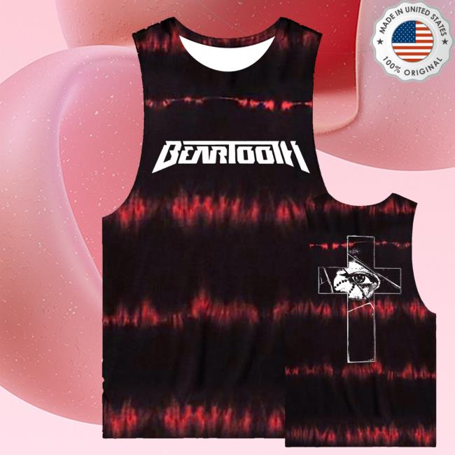 Beartooth Band Shop Merch Cross Sleeveless Dye Cut-Off Tank 3 Beartooth Band Shop Merch Cross Sleeveless Dye Cut-Off Tank