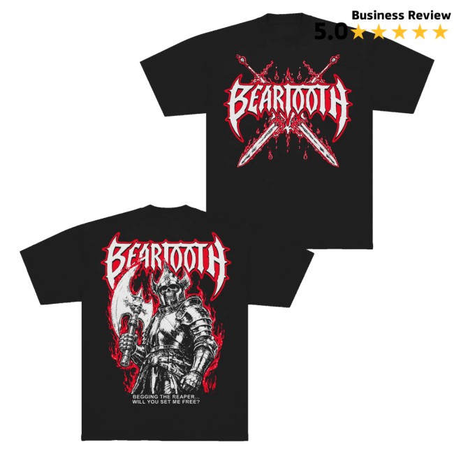 Beartooth Store Merch Axe Knight Tee 5 Beartooth Store Merch Axe Knight Tee