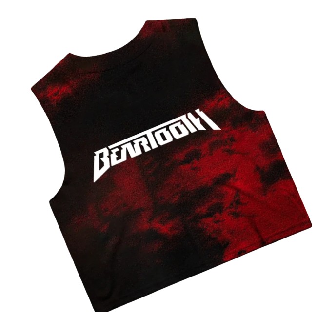 Beartooth Store Merch Logo Dye Crop Tank 3 Beartooth Store Merch Logo Dye Crop Tank