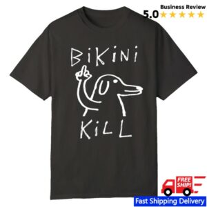 Bikini Kill Merch Store Steve Dore Dog Tee Black
