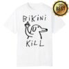 Bikini Kill Merch Store Steve Dore Dog Tee White