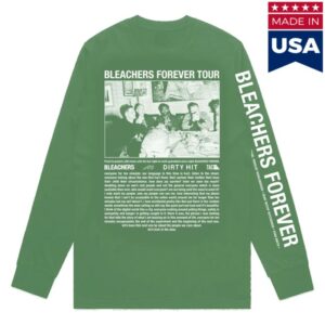 Bleachers Merch Store Everyone For Ten Minutes Green Long Sleeve
