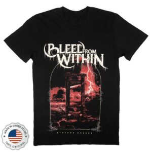 Bleed From Within Merch Store Guillotine Tee Black