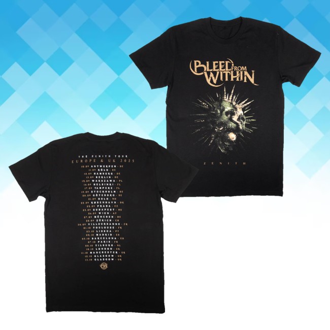 Bleed From Within Merch Store Zenith Tour Tee Black 4 Bleed From Within Merch Store Zenith Tour Tee Black
