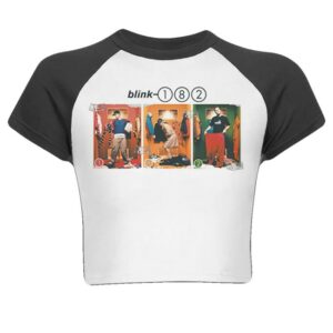 Blink-182 Store Merch Toypaj Changing Room Raglan Baby Crop Shirt