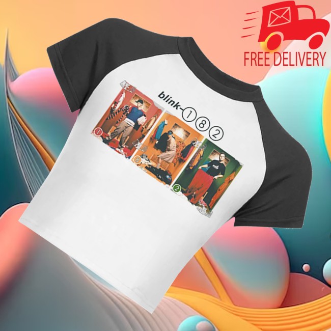 Blink182 Merch Store Toypaj Changing Room Raglan Baby Crop T-Shirt 3 Blink182 Merch Store Toypaj Changing Room Raglan Baby Crop T-Shirt