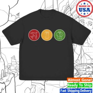 Blink182 Merch Store Toypaj Classic Icons Black T-Shirt