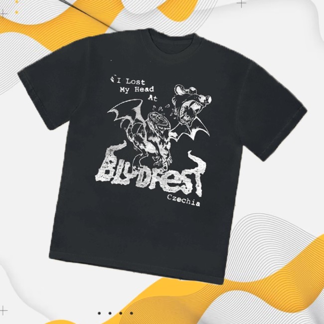 Bludfest Merch Store I Lost My Head Shirt Black 2 Bludfest Merch Store I Lost My Head Shirt Black