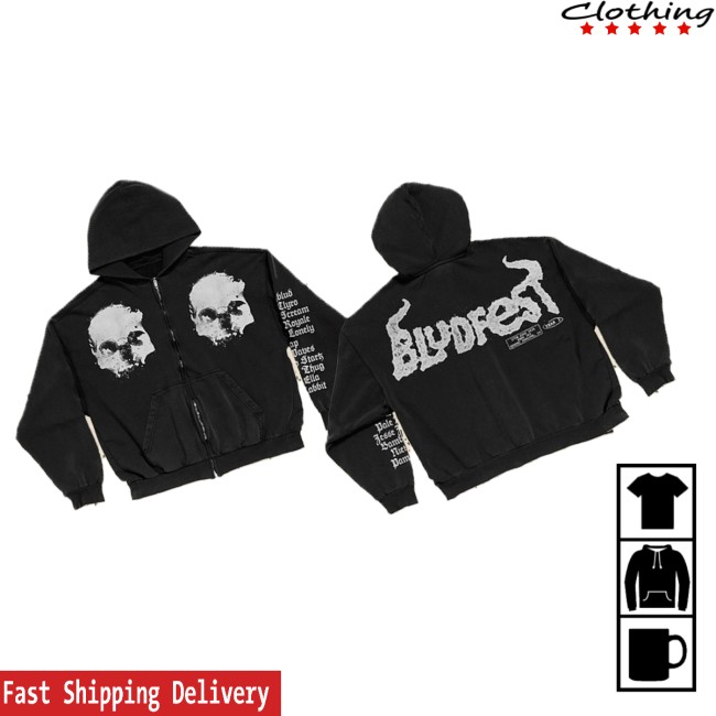 Bludfest Merch Store Zip Hoodie 3 Bludfest Merch Store Zip Hoodie
