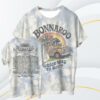 Bonnaroo Merch Shop Skeleton Bus Lineup Tee