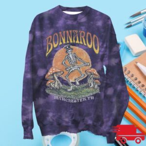 Bonnaroo Merch Shop Skeleton Guitar Sweatshirt