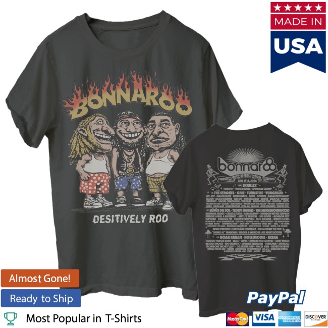 Bonnaroo Music & Arts Festival Store Merch Bobble Head Lineup Tee 6 Bonnaroo Music & Arts Festival Store Merch Bobble Head Lineup Tee