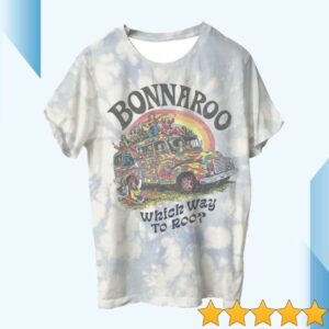 Bonnaroo Music & Arts Festival Store Merch Skeleton Bus Lineup Tee