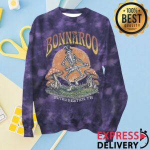 Bonnaroo Music & Arts Festival Store Merch Skeleton Guitar Sweatshirt