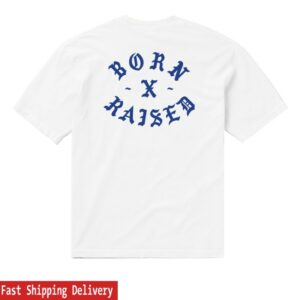 Born X Raised Store Merch Born X Raised + 76 Rocker Shirt White