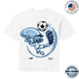Born X Raised Store Merch Born X Raised + Looney Tunes Speedy Soccer Shirt White