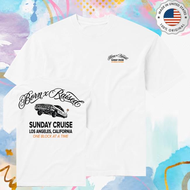 Bornxraised Merch Shop Born X Raised 76 Sunday Cruise Tee White 3 Bornxraised Merch Shop Born X Raised 76 Sunday Cruise Tee White