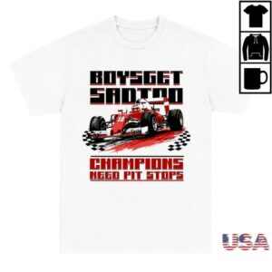 Boys Get Sad Too Merch Store Pit Stop Tee White