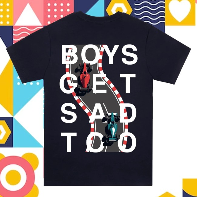 Boys Get Sad Too Merch Store Racing Car Tee Black 4 Boys Get Sad Too Merch Store Racing Car Tee Black