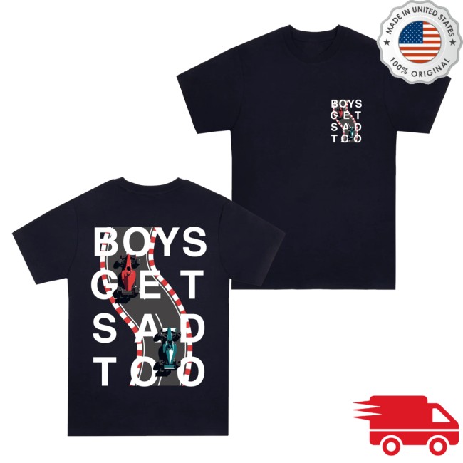 Boys Get Sad Too Merch Store Racing Car Tee Black 5 Boys Get Sad Too Merch Store Racing Car Tee Black
