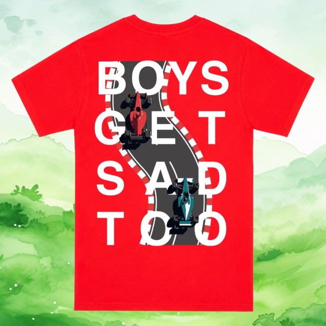 Boys Get Sad Too Merch Store Racing Car Tee Red 3 Boys Get Sad Too Merch Store Racing Car Tee Red