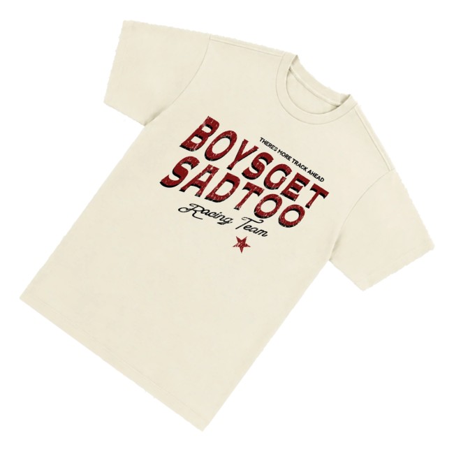 Boys Get Sad Too Merch Store Racing Team Tee Off White 3 Boys Get Sad Too Merch Store Racing Team Tee Off White