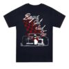 Boys Get Sad Too Store Merch Flag Shirt Black