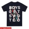 Boys Get Sad Too Store Merch Racing Car Shirt Black