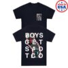 Boys Get Sad Too Store Merch Racing Car Shirt Black