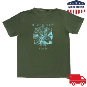 Brand New Merch Store Flower Skull Tee