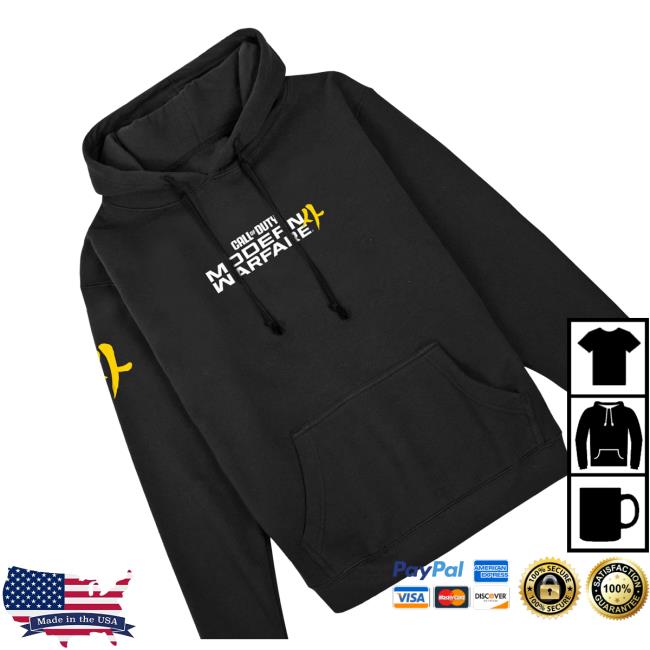 Call Of Duty Merch Shop Modern Warfare 4 Logo Black Pullover Hoodie 3 Call Of Duty Merch Shop Modern Warfare 4 Logo Black Pullover Hoodie