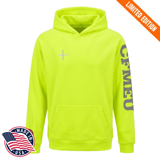 Cfmeu Store Merch Hi-Vis Neon Hoodie 3 Cfmeu Store Merch Hi-Vis Neon Hoodie