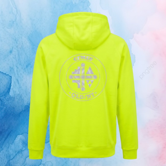 Cfmeu Store Merch Hi-Vis Neon Hoodie 4 Cfmeu Store Merch Hi-Vis Neon Hoodie