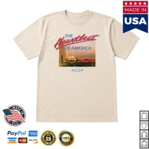 Chevrolet Merch Store Chevrolet Heartbeat Of America Photo Art Tee