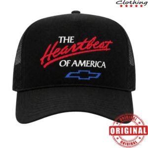 Chevrolet Merch Store Chevrolet Heartbeat Of America Trucker Hat Black