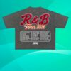 Chris Brown Store Merch Breezy R&B Tour Vintage Charcoal Tee