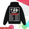Chris Brown Store Merch Chris Brown R&B Tour Black Hoodie
