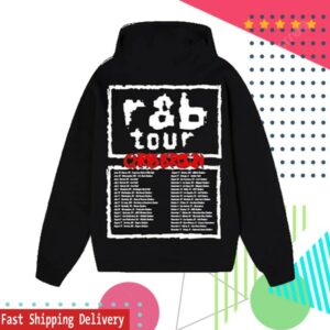 Chris Brown Store Merch Chris Brown R&B Tour Black Hoodie