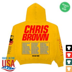 Chris Brown Store Merch Chris Brown R&B Tour Pullover Hoodie