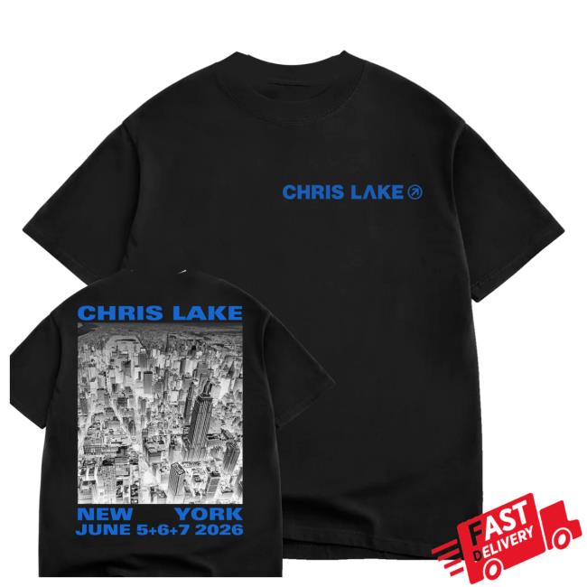 Chris Lake Merch Shop New York '26 Tee Black