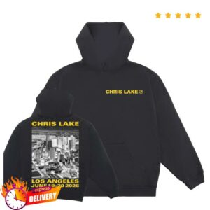 Chris Lake Merch Store La '26 Hoodie Black
