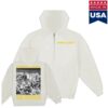 Chris Lake Merch Store La '26 Zip-Up Hoodie White