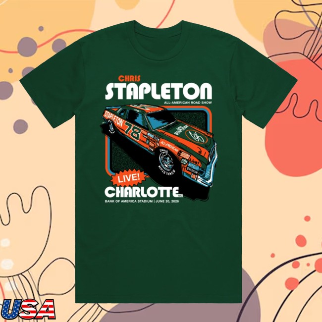 Chris Stapleton Store Merch Charlotte Event Shirt 2 Chris Stapleton Store Merch Charlotte Event Shirt