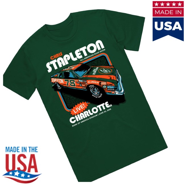 Chris Stapleton Store Merch Charlotte Event Shirt 3 Chris Stapleton Store Merch Charlotte Event Shirt