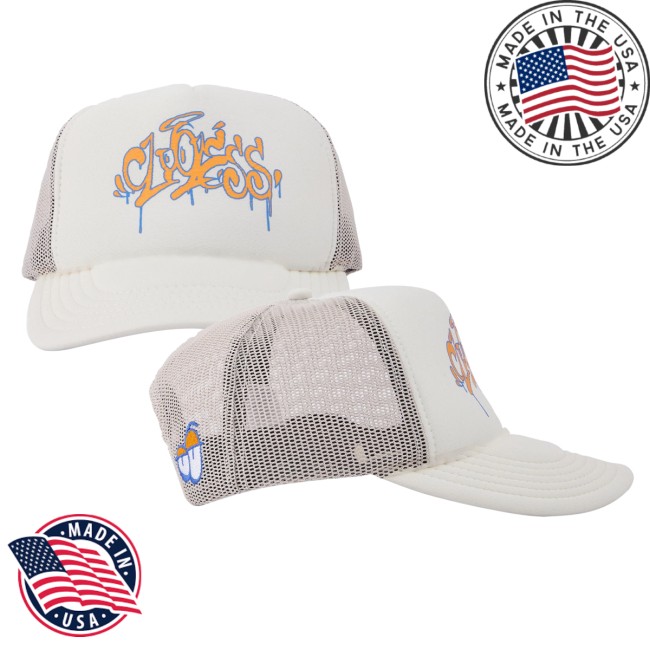 Clooless Merch Store Paint Marker Trucker Hat 4 Clooless Merch Store Paint Marker Trucker Hat