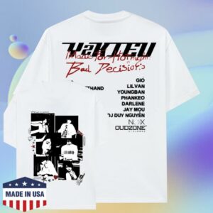 Clownz Merch Shop Y2kieu V X Vcc Left Hand Shirt