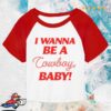 Cmat Merch Store Cowboy Raglan Baby T-Shirt White Red