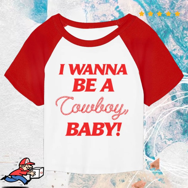 Cmat Merch Store Cowboy Raglan Baby T-Shirt White Red 2 Cmat Merch Store Cowboy Raglan Baby T-Shirt White Red