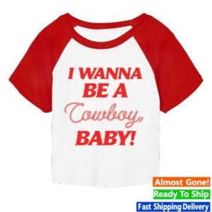 Cmat Store Merch Cowboy Raglan Baby Shirt (White-Red)